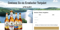 Bluereen - Win Krombacher Beer